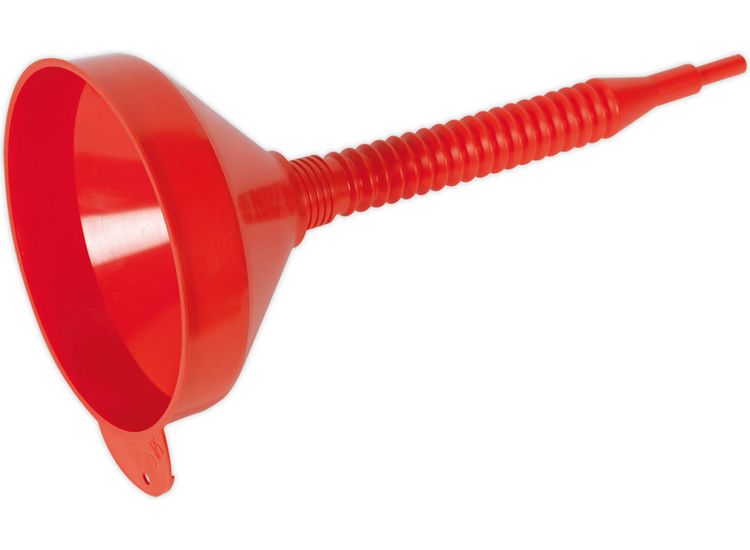 Sealey F2F Flexi-Spout Funnel Medium &amp;#8709;200mm with Filter