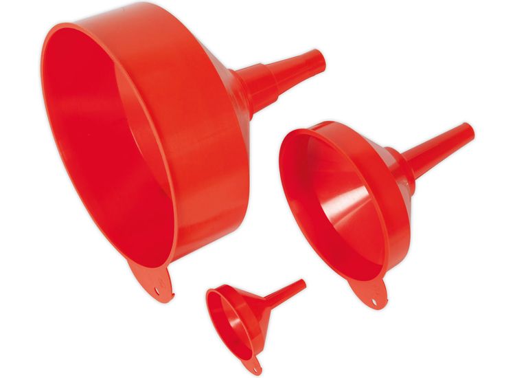 Sealey F98 Funnel Set 3pc Fixed Spout