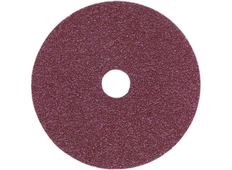 Sealey FBD10050 Sanding Disc Fibre Backed &amp;#8709;100mm 50Grit Pack of 25