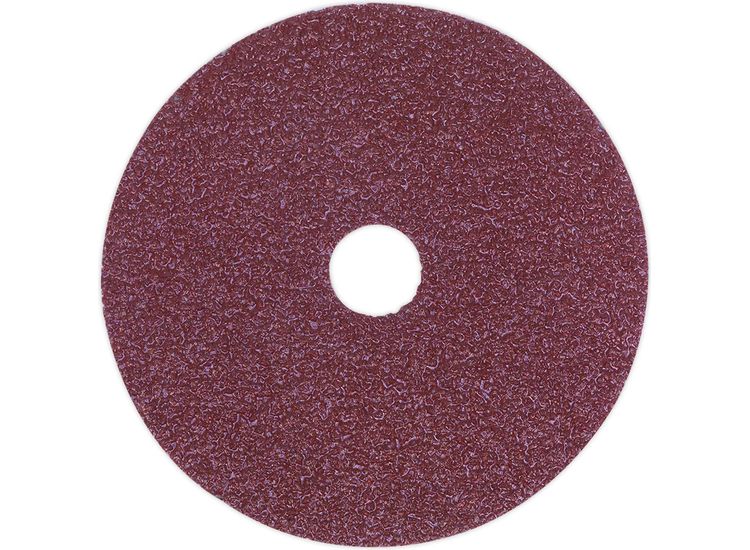Sealey FBD11550 Sanding Disc Fibre Backed &amp;#8709;115mm 50Grit Pack of 25