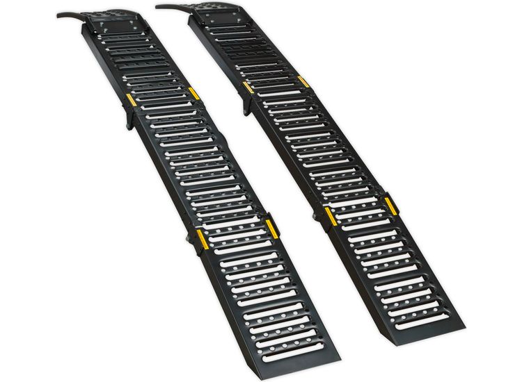 Sealey FCR500 Steel Folding Loading Ramps 500kg Capacity per Pair