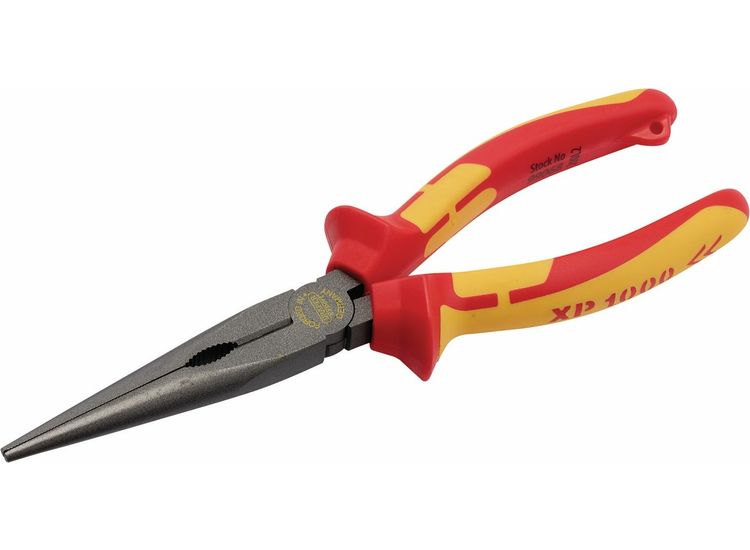 Draper 99068 XP1000 VDE Long Nose Pliers, 200mm, Tethered