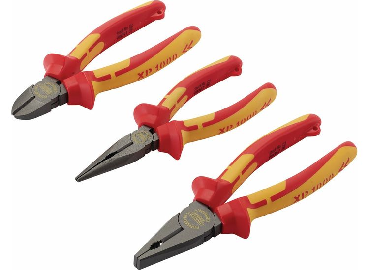 Draper 99070 XP1000 VDE Pliers Set, Tethered (3 Piece)