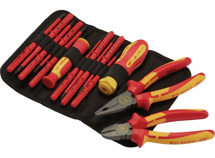 Draper 94860 XP1000 VDE Slimline Interchangeable Screwdriver and Pliers Set (14 Piece)