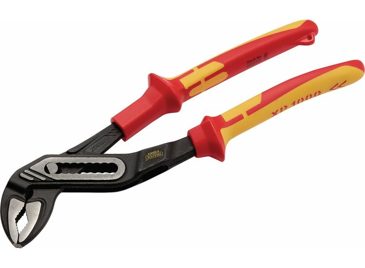 Draper 99058 XP1000 VDE Water Pump Pliers, 250mm, Tethered