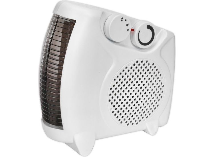 Sealey FH2010 Fan Heater 2000W/230V 2 Heat Settings &amp; Thermostat