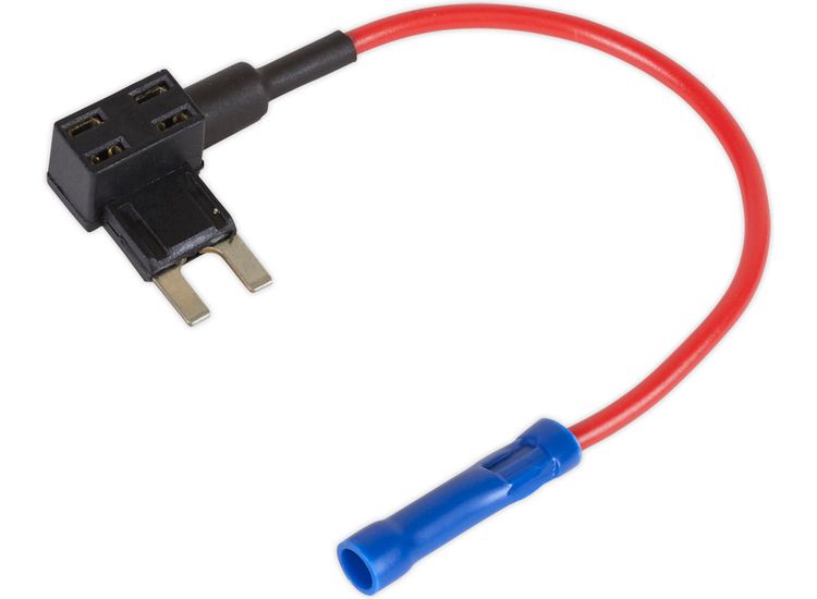 Sealey FHLMIN15 Accessory Circuit Mini Fuse Holder Link 15Amp Pack of 2