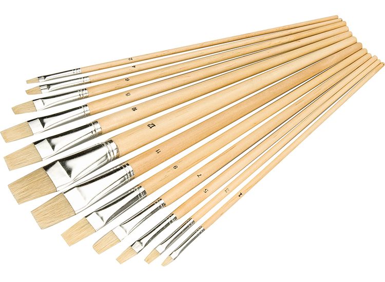 Silverline Artists Paint Brush 12pce Set