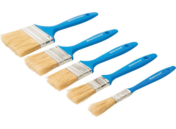 Silverline Disposable Paint Brush Set 5pce - 5pce