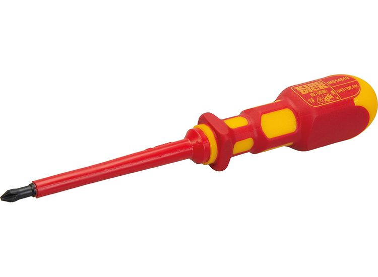 King Dick 1 for 6 Screwdriver Insulated - PZ1, PZ2, PZ3 &amp; PH1, PH2, PH3