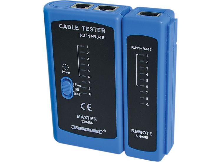 Silverline LAN Tester - RJ11, RJ12 &amp; RJ45