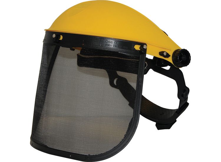 Silverline Mesh Face Shield - Flip-Up