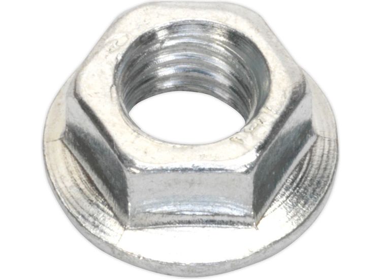 Sealey FN5 Flange Nut Serrated M5 Zinc DIN 6923 Pack of 100