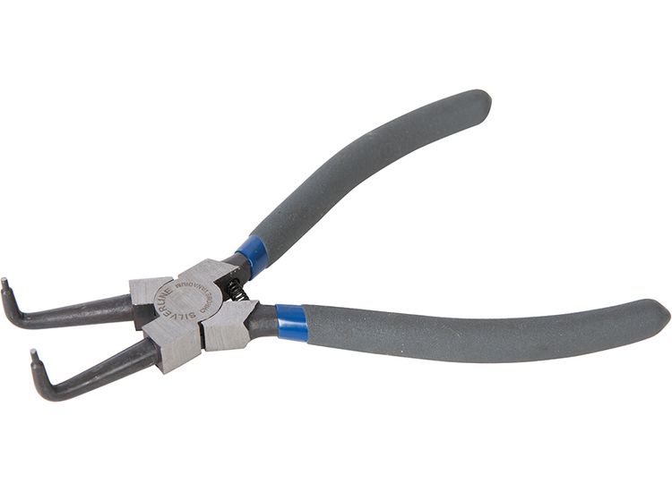 Silverline Bent Nose Internal Circlip Pliers