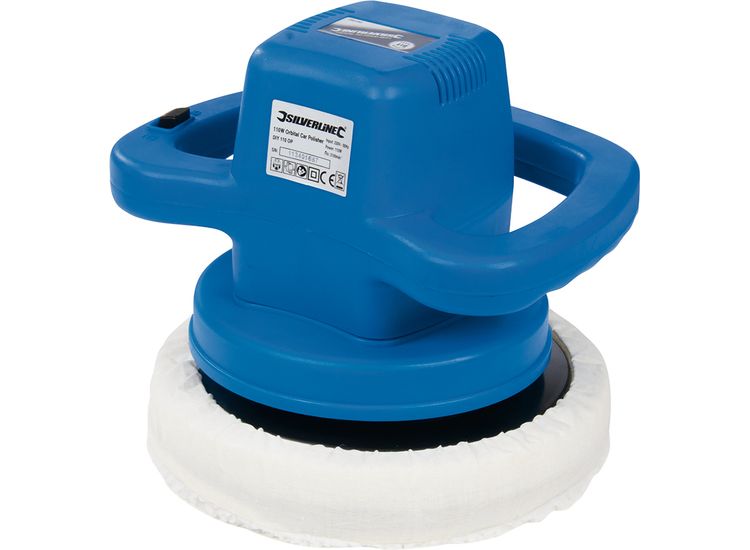 Silverline 110W Orbital Car Polisher 240mm
