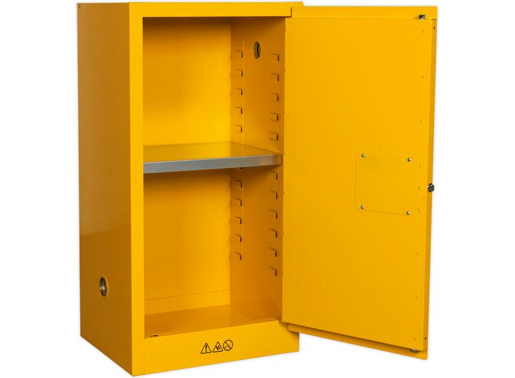 Sealey FSC08 Flammables Storage Cabinet 585 x 460 x 1120mm