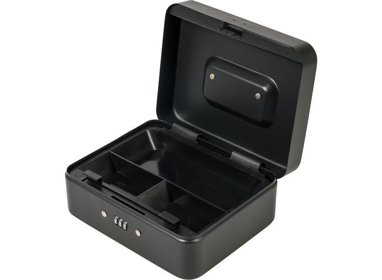 Silverline 3-Digit Combination Cash &amp; Valuables Safe Box - 200 x 160 x 90mm