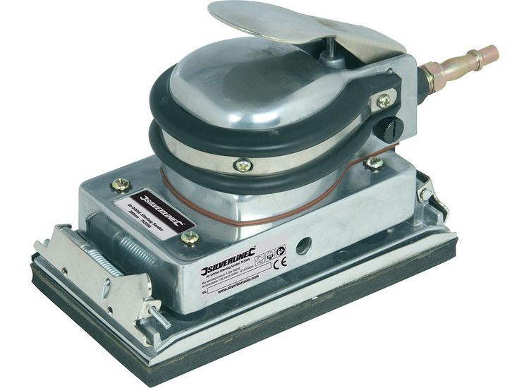 Silverline Air Orbital Jitterbug Sander - 90 x 170 x 12mm