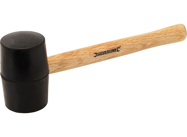 Silverline Black Rubber Mallet