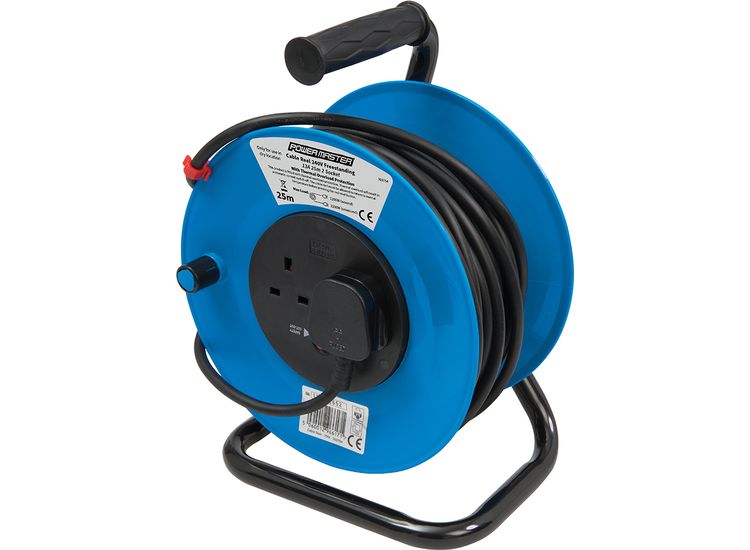 Powermaster Cable Reel Freestanding 13A 230V