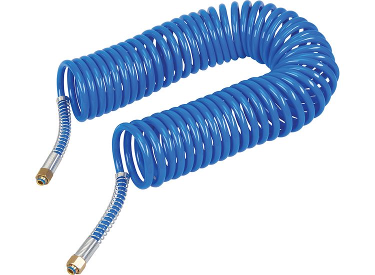 Silverline Coiled Air Hose - 10m
