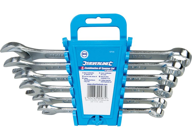 Silverline Combination Spanner Set 6pce
