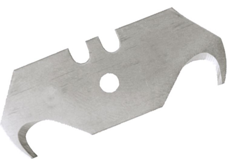 Silverline Hooked Utility Blades 10pk - 0.6mm