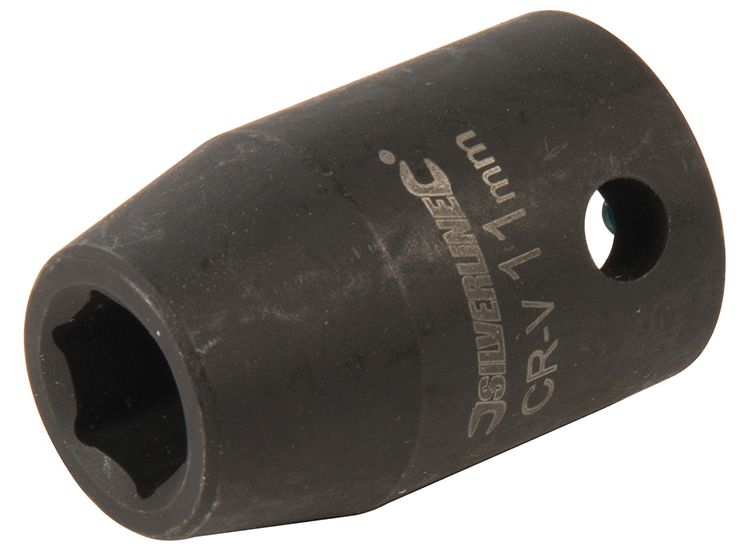 Silverline Impact Socket 1/2" Drive 6pt Metric