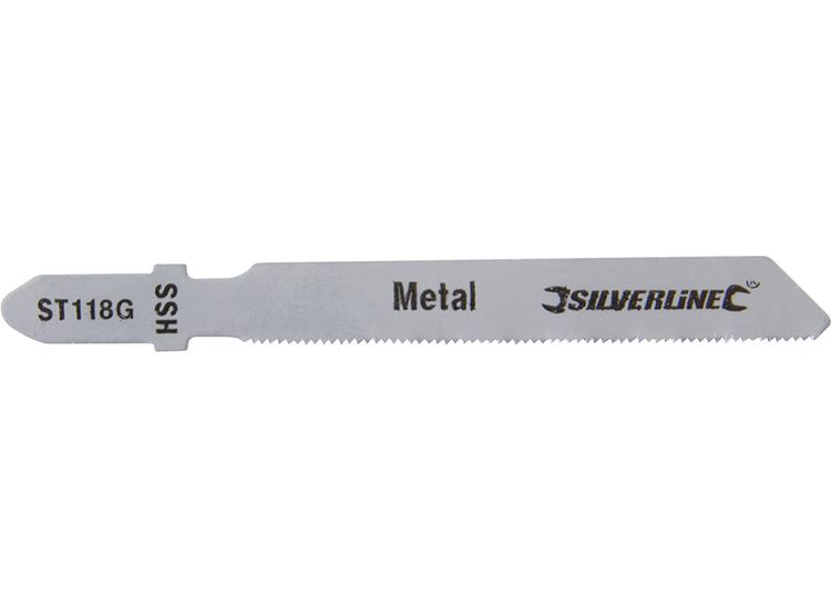 Silverline Jigsaw Blades for Metal 5pk - ST118G