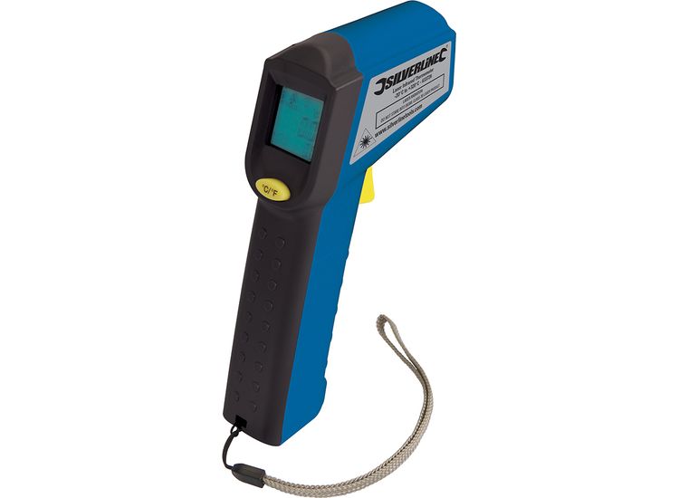 Silverline Laser Infrared Thermometer - -38°C to +520°C