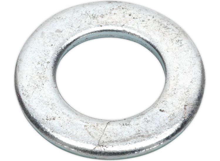 Sealey FWA2037 Flat Washer M20 x 37mm Form A Zinc DIN 125 Pack of 50
