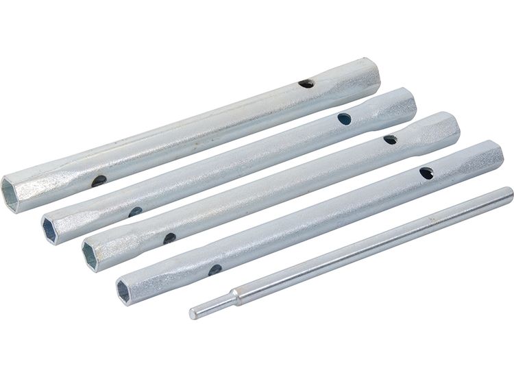 Silverline Monobloc Back Nut Tap Spanner 5pce - 8/9, 9/11, 10/11 &amp; 12/13mm