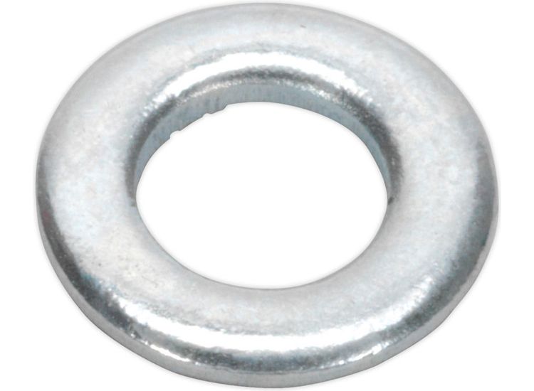 Sealey FWA510 Flat Washer M5 x 10mm Form A Zinc DIN 125 Pack of 100