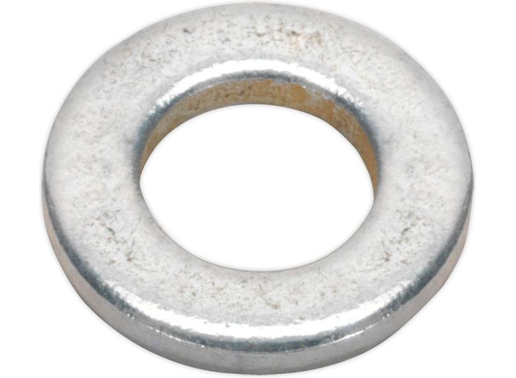 Sealey FWA612 Flat Washer M6 x 12mm Form A Zinc DIN 125 Pack of 100