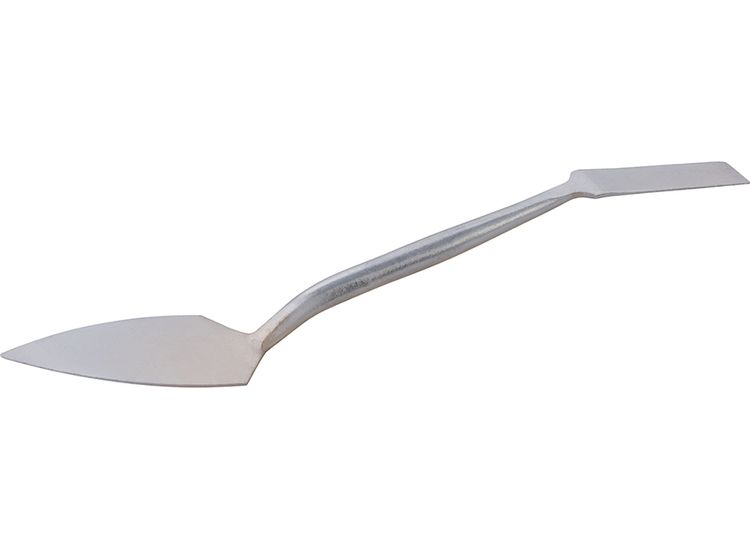 Silverline Plasterers Trowel &amp; Square Tool - Trowel 35 x 75mm / Square 13 x 68mm