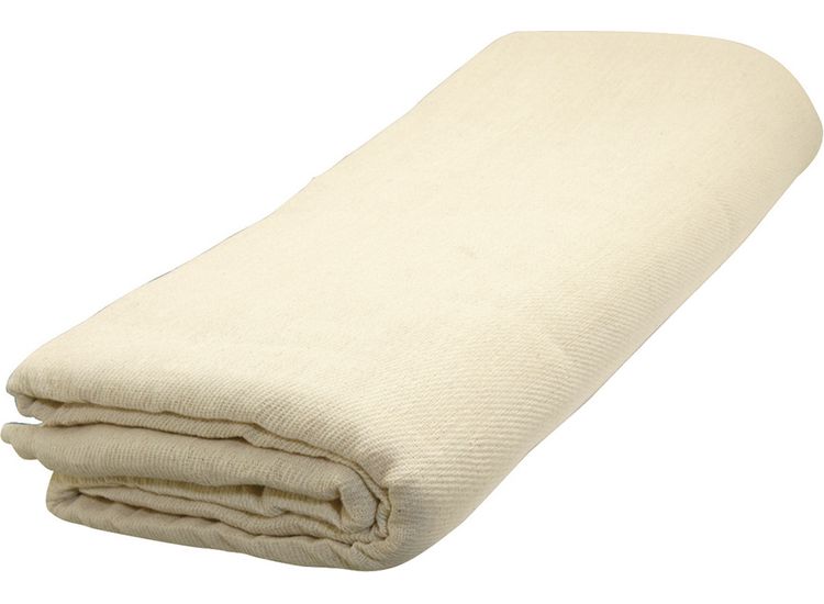Silverline Poly Twill Dust Sheet - 3.6 x 2.7m (12' x 9') Approx