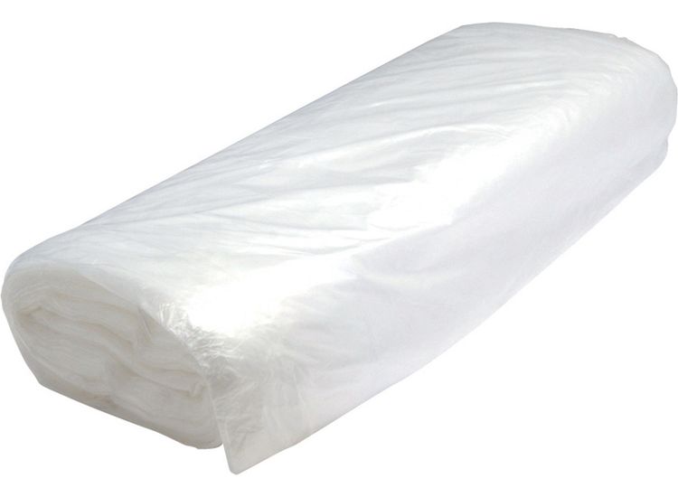 Silverline Polythene Dust Roll - 2m x 50m (6.5' x 164') Approx