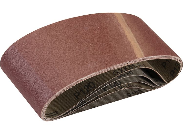 Silverline Sanding Belts 75 x 457mm 5pk