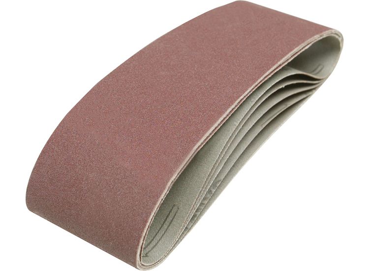 Silverline Sanding Belts 75 x 533mm 5pk