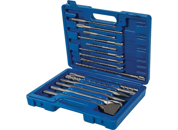 Silverline SDS Plus Masonry Drill &amp; Steel Set 15pce - 15pce