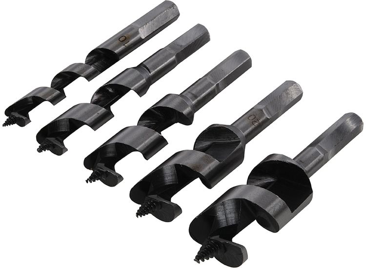 Silverline Stubby Auger Bit Set 5pce - 10 - 25mm