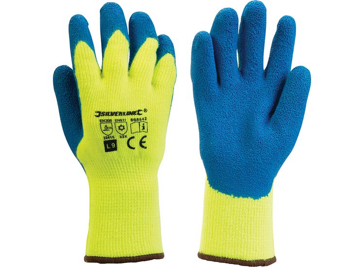 Silverline Thermal Builders Gloves - L 9