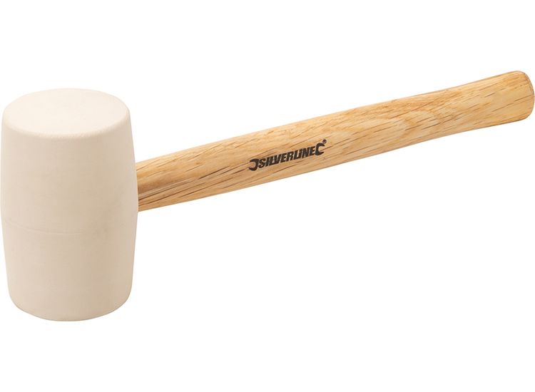 Silverline White Rubber Mallet