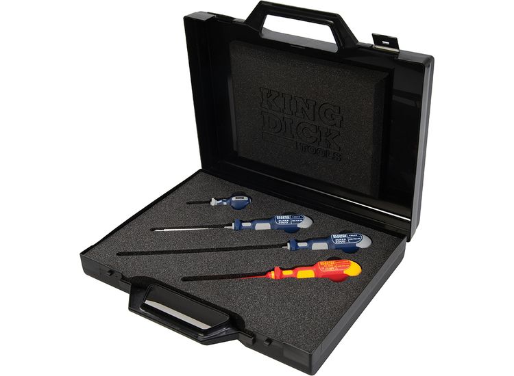 King Dick 1-for-6 Screwdriver Gift Set 4pce - Phillips / PZ