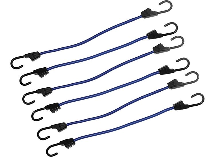 Silverline Bungee Cords 6pk