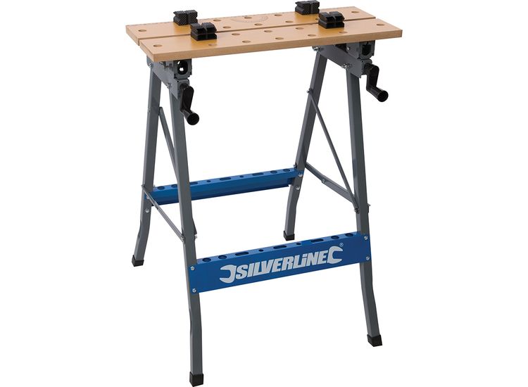 Silverline Heavy Duty Flip-Top Workbench - 150kg
