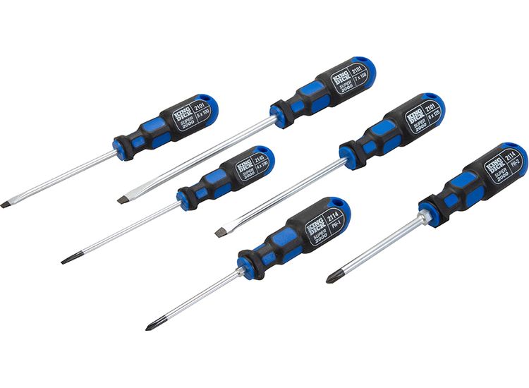 King Dick Screwdriver Set 6pce - Slotted / Phillips