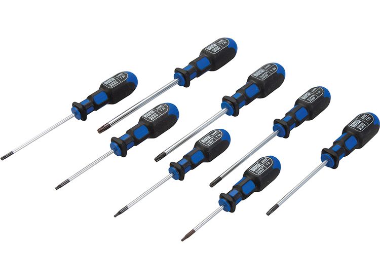King Dick Screwdriver Set 8pce - T9 - T40