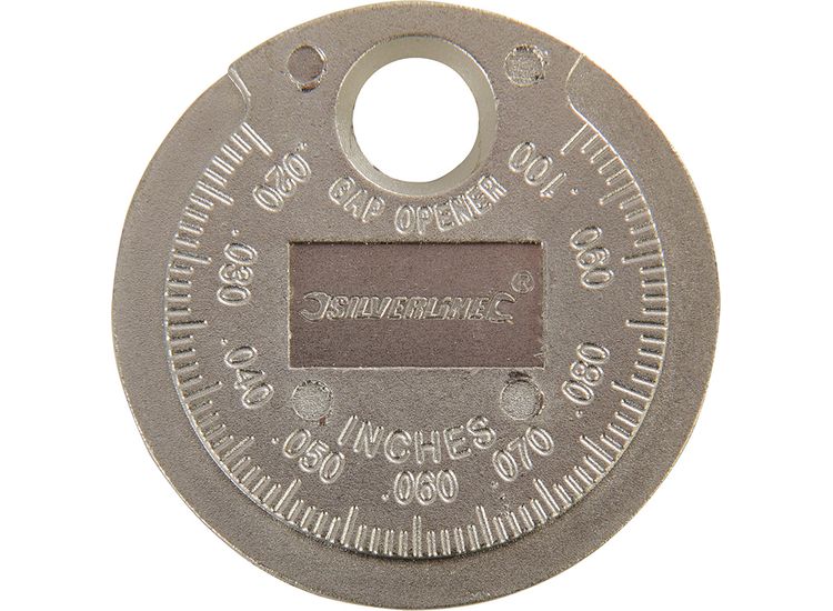 Silverline Spark Plug Gap Tool - 0.5 - 2.55mm / 0.02 - 0.1"