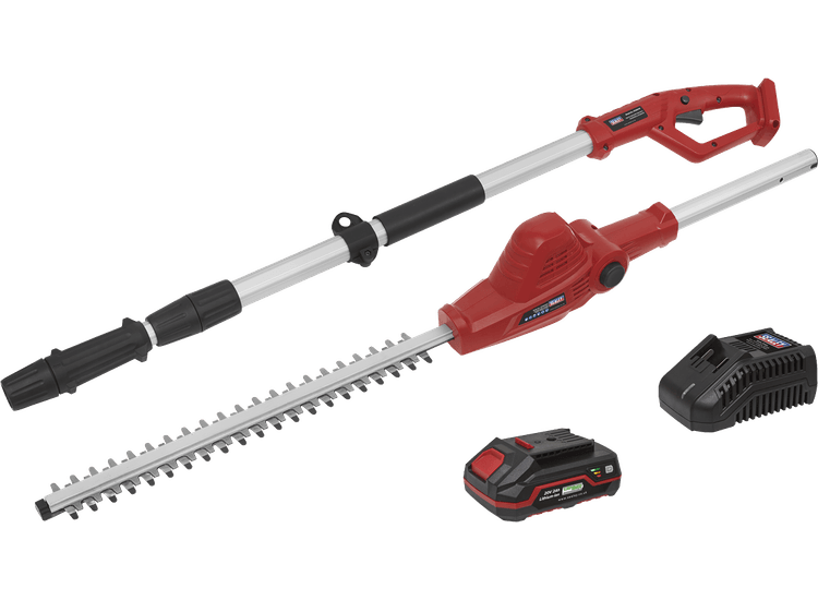 Sealey CP20VTP01 Cordless Telescopic Hedge Trimmer Kit 20V 2Ah SV20 Series